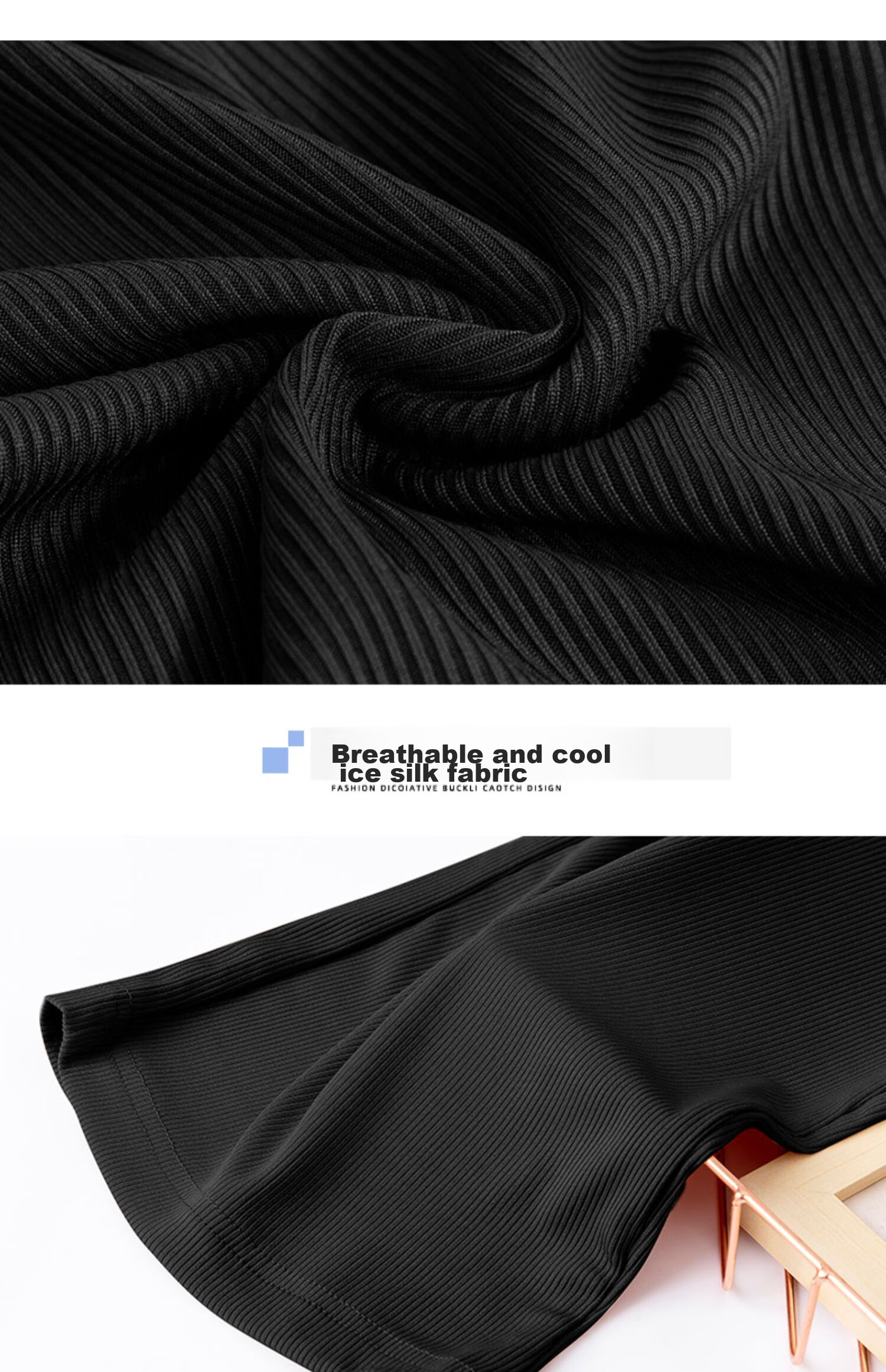 JOYNCLEON Maternity Pants, Summer Wide-Leg Trousers for Women, Petite Size, Outdoor Wear, Draping Ice Silk Casual Pants for Women, Black, L, Jyk176499 21