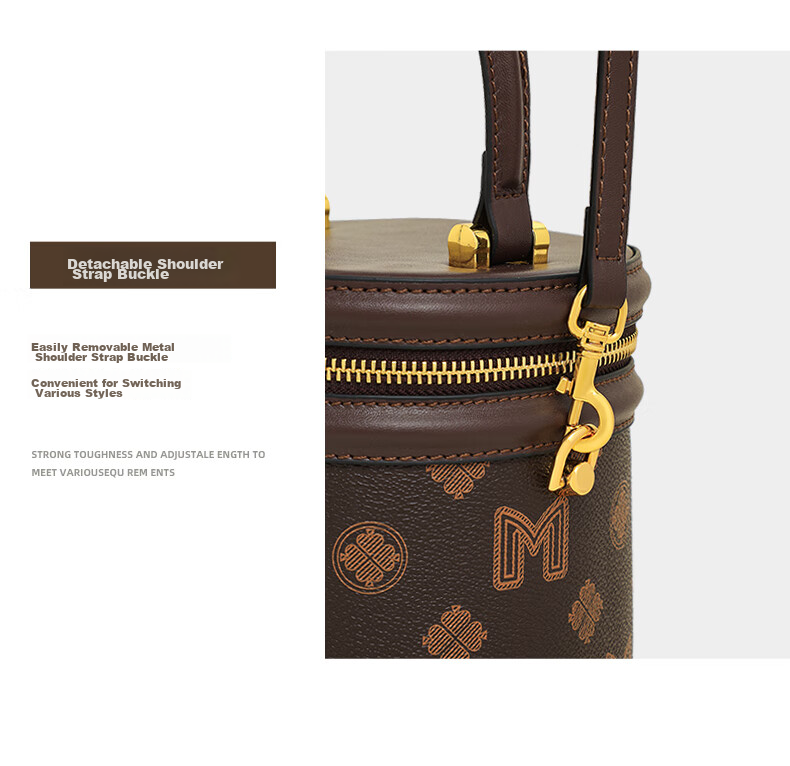 Aiqinghai Handbag, Women's Bag, Bucket Bag, Cylinder Bag, Crossbody Bag, Brand Shoulder Bag, Birthday And Mother's Day Gift, Practical Present for Mom 12