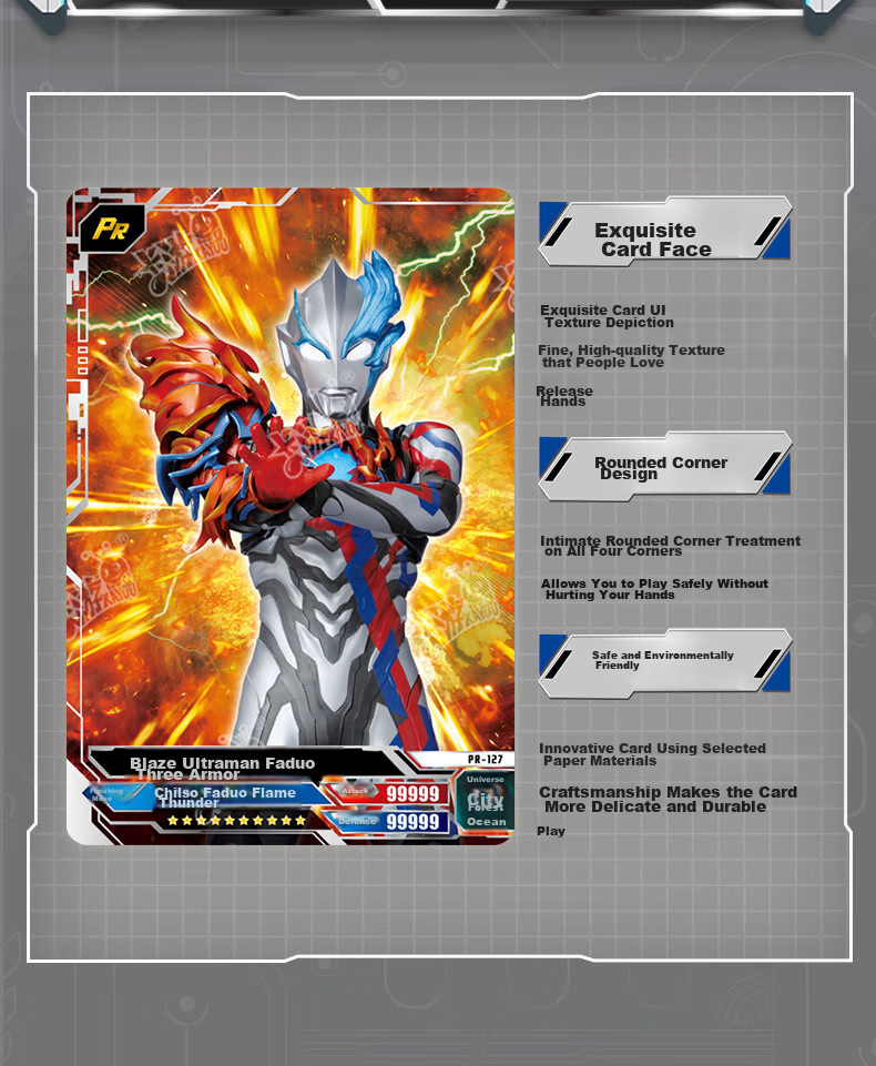 Kayou Ultraman Card Pack Glory Edition, Official Card Game Accessories, Toys, Birthday Gift 8
