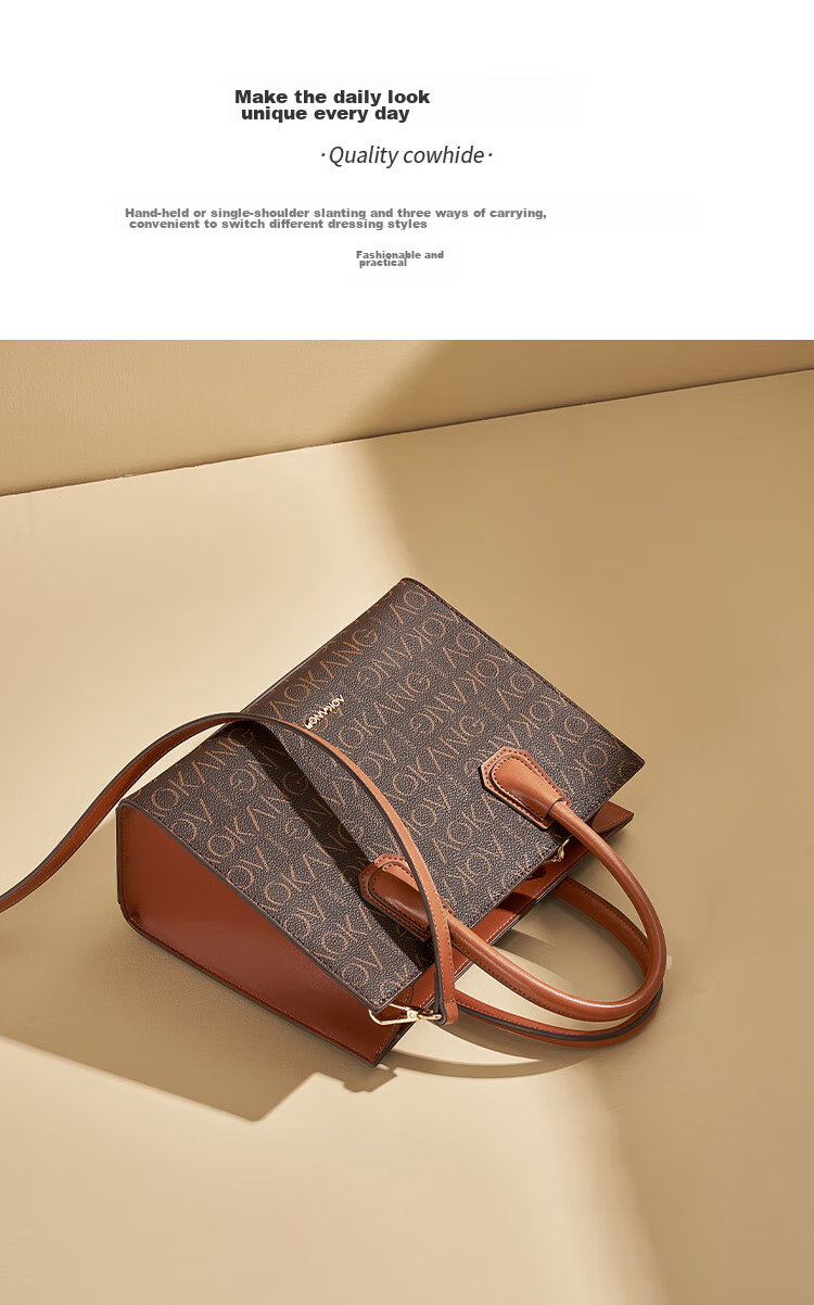 Aokang Women's Handbag, 2026 New Trendy Retro High-End Tote Bag, Light Luxury Crossbody Shoulder Bag, Birthday Gift for Mom Or Wife 5