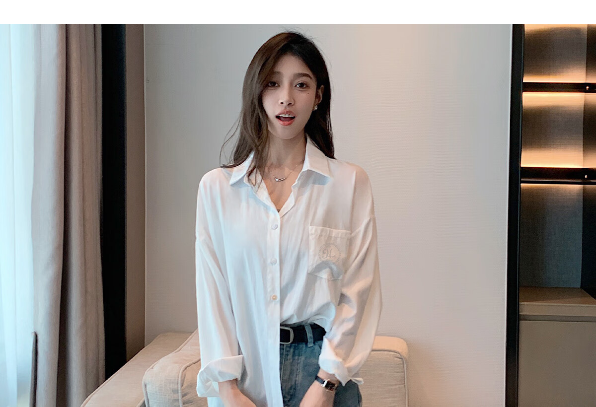 Halo Queen Long Sleeve Shirt Women Spring Autumn Mint Mambo Loose Premium Thin Jacket H13QC2955 32