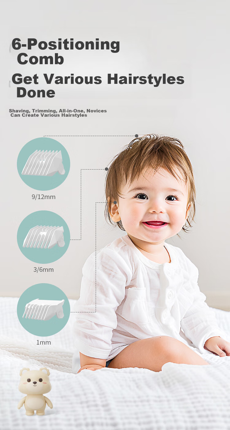 Yijan Automatic Hair Suction Baby Hair Clipper, Quiet Children's Hair Trimmer, Infant Hair Cutter, Newborn Hair Cutting Electric Shaver 15