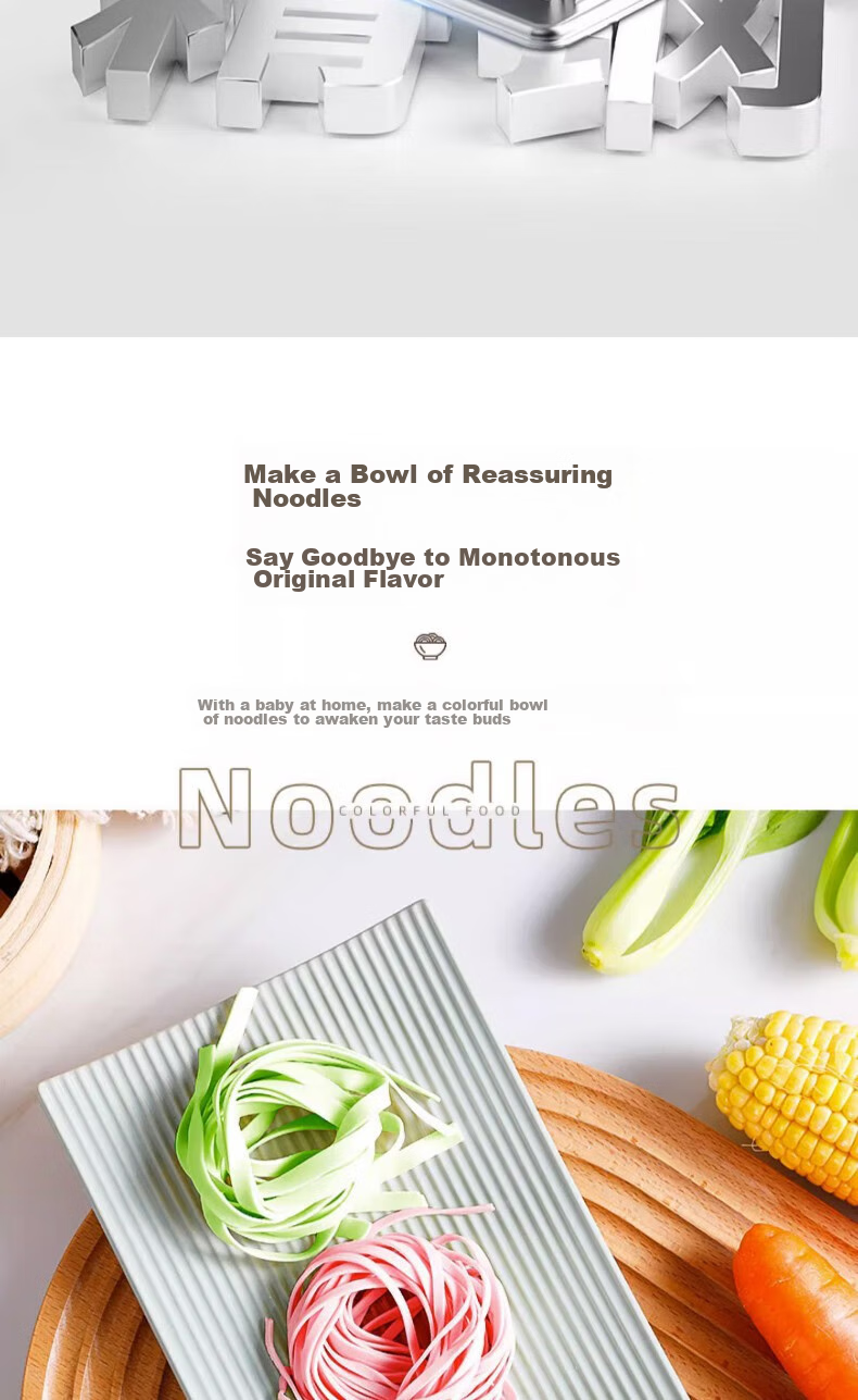 Jingmao Noodle Maker for Home Use, Small Stainless Steel Noodle Press Machine, Hand-Cranked Multi-Functional Dough Roller And Pasta Maker 18