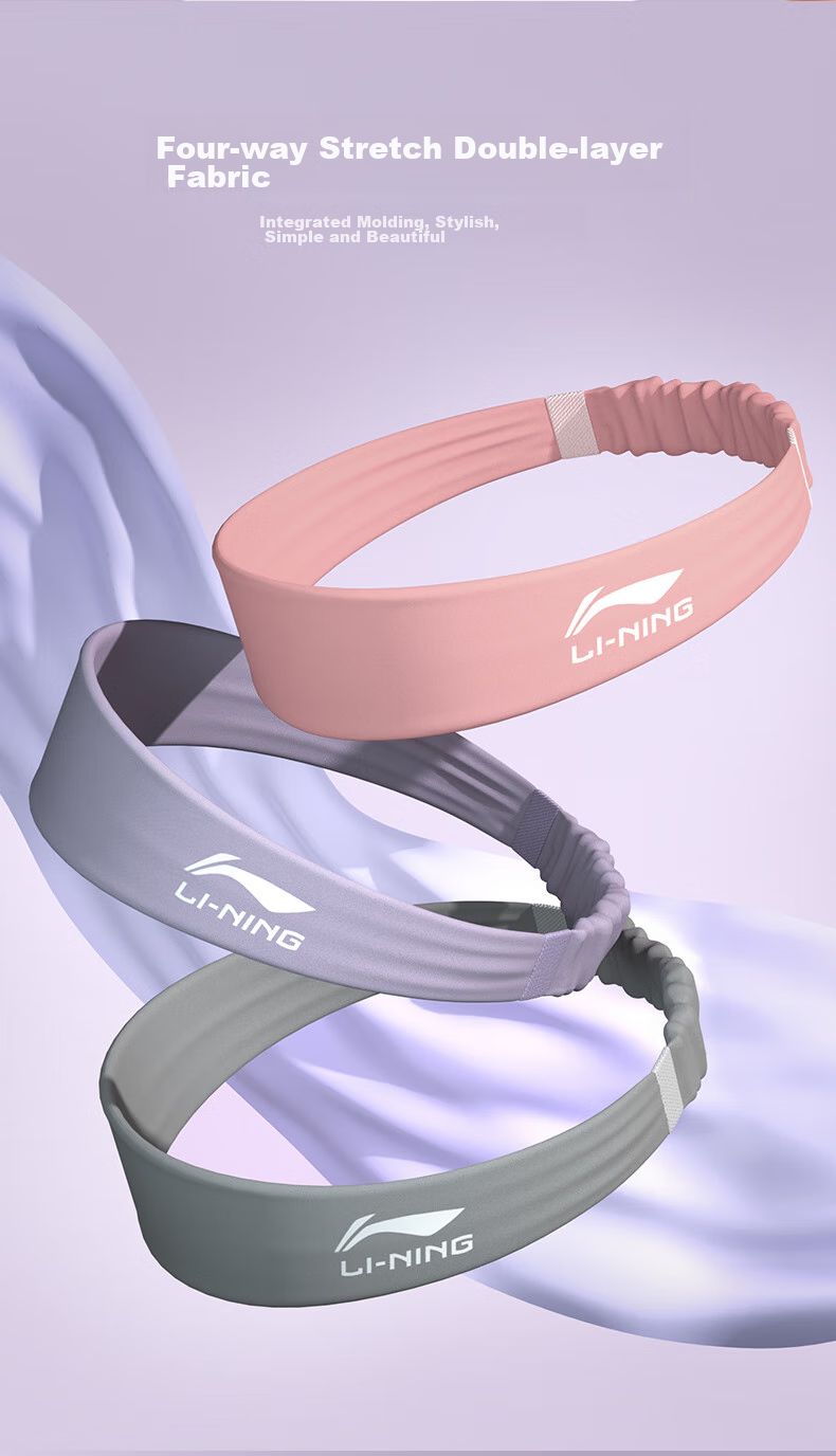 Li-Ning Sports Headband for Men And Women, Running Headband, Yoga Dance Fitness Sweat-Absorbing Headband, Sweat-Stopping Band, Forehead Protection, Basketball Hair Tie 9