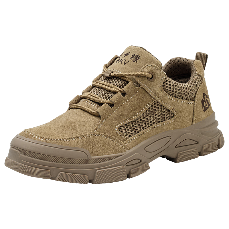 LAOGUANJIA Men's Safety Shoes, Summer Breathable Comfortable Wear-Resistant, Electrical Insulation Non-Slip Work Functional Shoes 390 Size 45