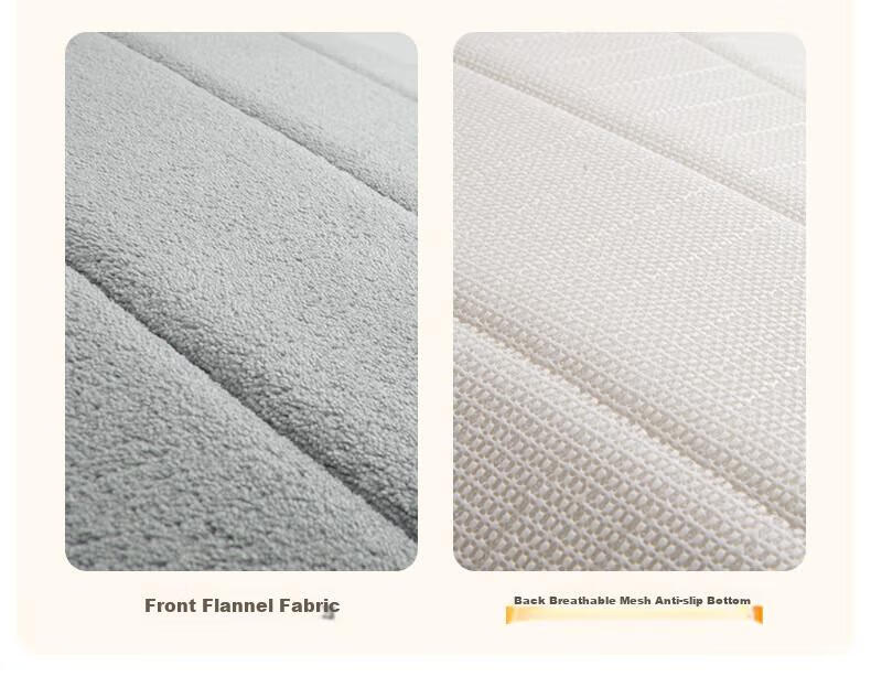 Qiqijia Household Bathroom Absorbent Mat, Bath Mat, Entrance Doormat, Quick-Drying Foot Mat, Toilet Washroom Non-Slip Mat 4