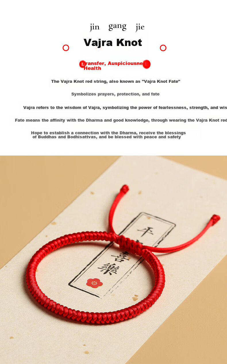 Jinshiling 2026 Year of The Horse Zodiac Bracelet, Red String Bracelet for Men And Women, Tai Shou Couple's Bracelet, Birthday Gift 2