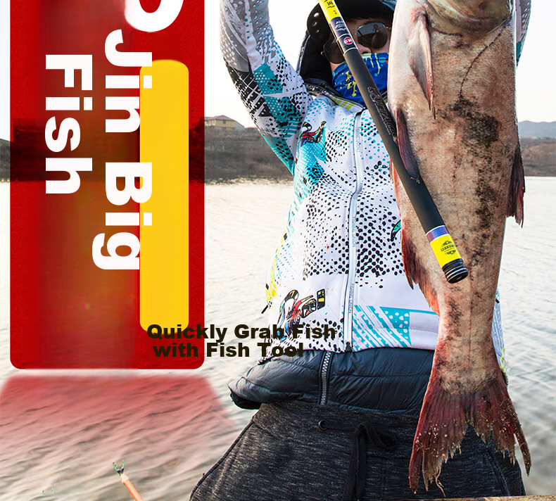 GW Biezhuo Zizun 6.3-Meter 28-Section Comprehensive Big Fish Rod, Carbon Fiber Pole, Ultra-Light Carp Rod, Lake And Reservoir Big Fish Rod 5