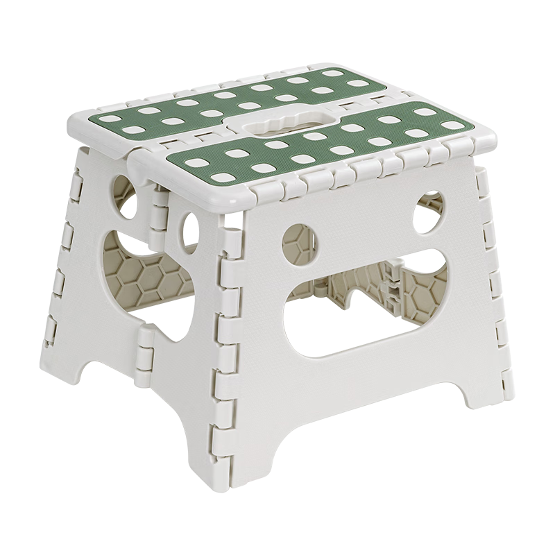 LYNN Folding Stool, Portable Small Stool, Lightweight Camping Chair, Children's Low Stool, Toilet Seat, Set of 2