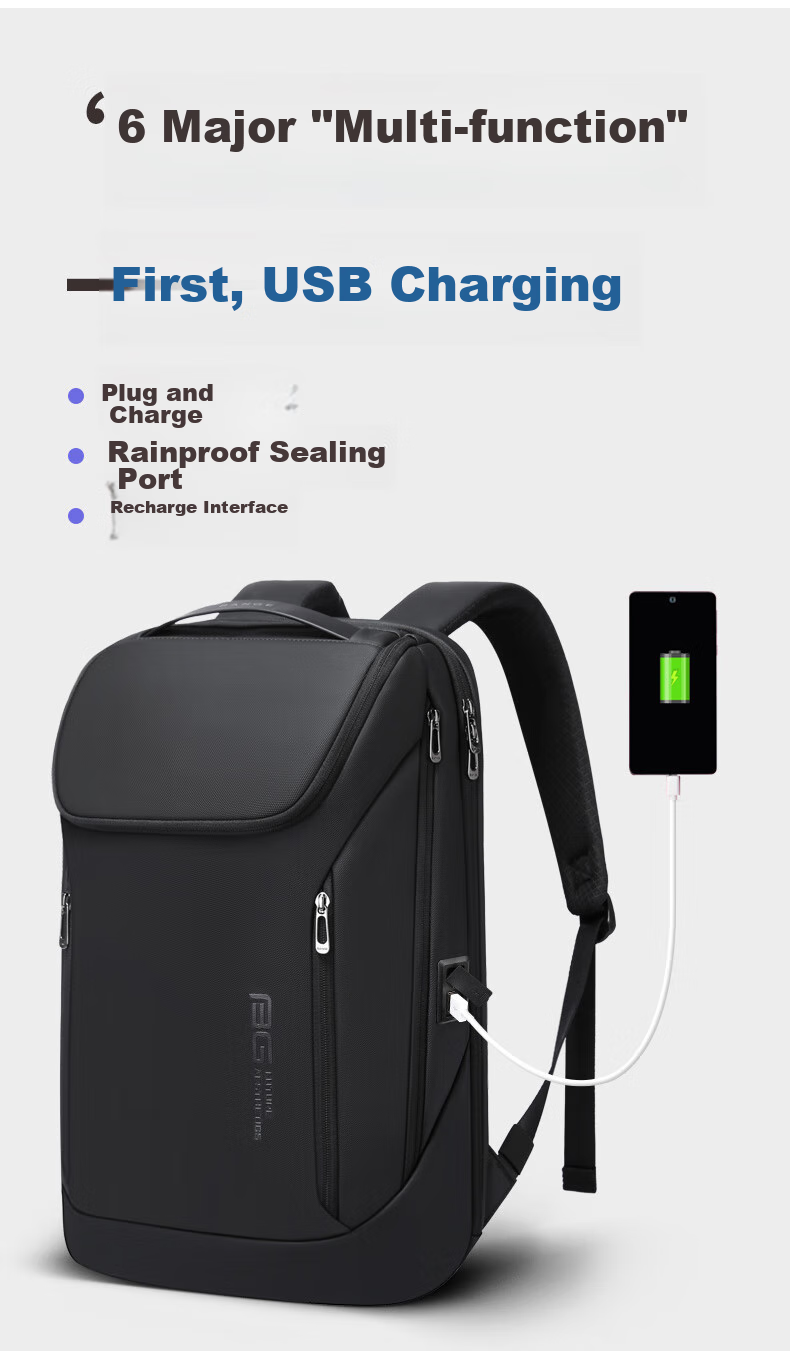 Bange Backpack for Men, Business Laptop Bag with Large Capacity, College Student Backpack for Travel, 16-Inch Laptop Bag 8