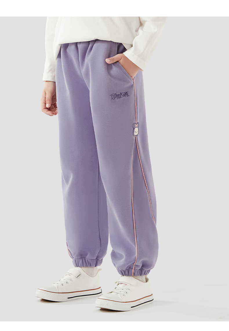 Disney Children's Pants Spring And Autumn Girls' Sweatpants Kids' Casual Trousers Children's Clothing T91127 Light Gray 120cm 15