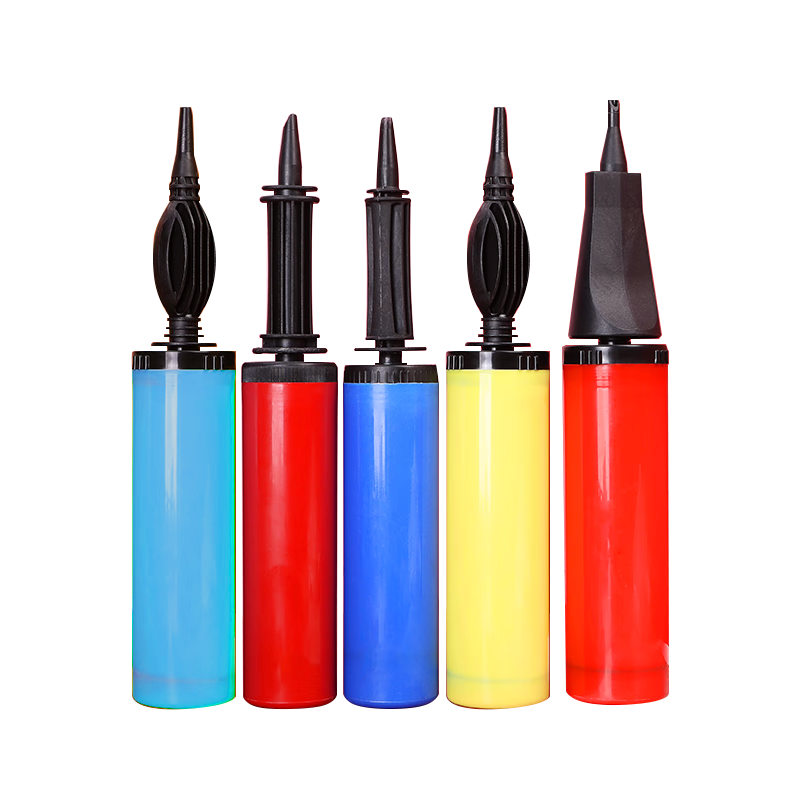 Jingtang Latex Aluminum Foil Balloon Pump, Hand-Operated Inflator for Wedding Balloons, Portable Air Pump, 2 Pieces