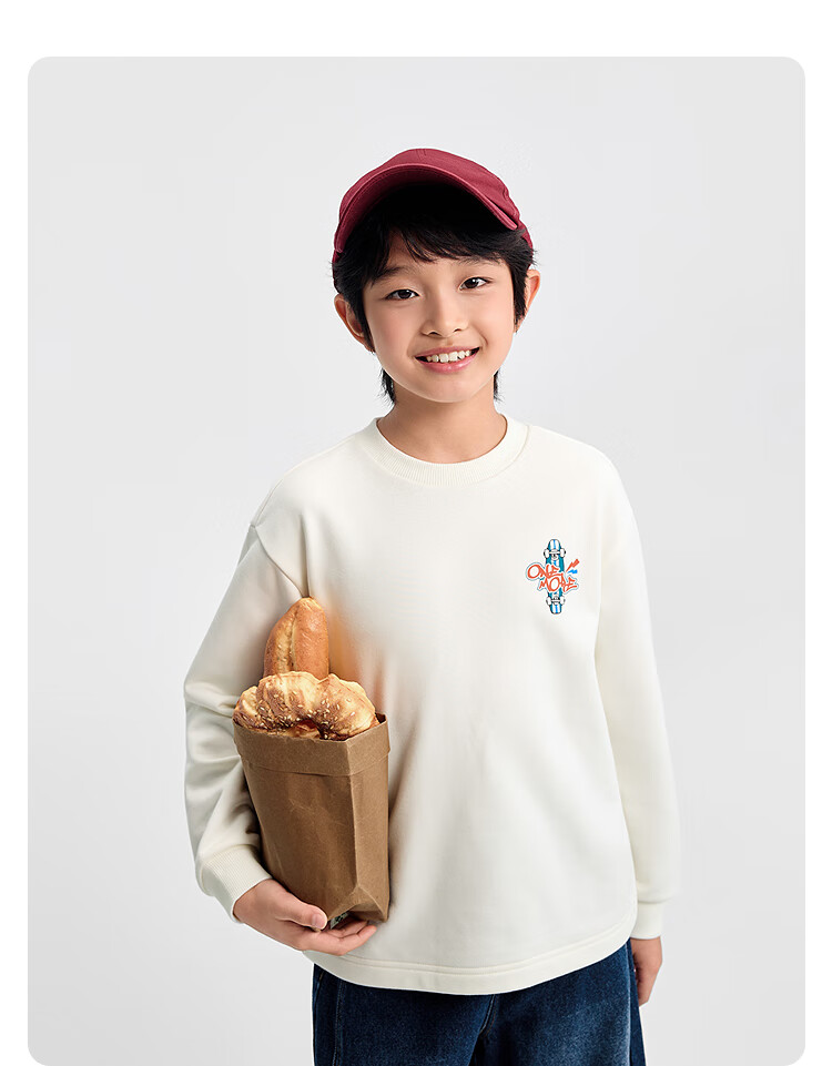BALABALA Balaone Boys' Sweatshirt, Children's Autumn T-Shirt, Printed Fashion for Older Kids, 208325121102 7
