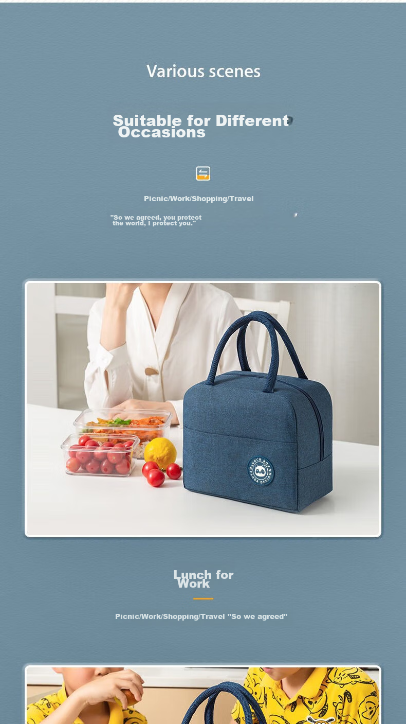 Pomelo Town Insulated Cooler Bag Large Capacity Thermal Lunch Box Cold Storage Car Portable Handheld Outdoor Food Preservation Breast Milk Storage Backpack for Mothers 6.5L 4