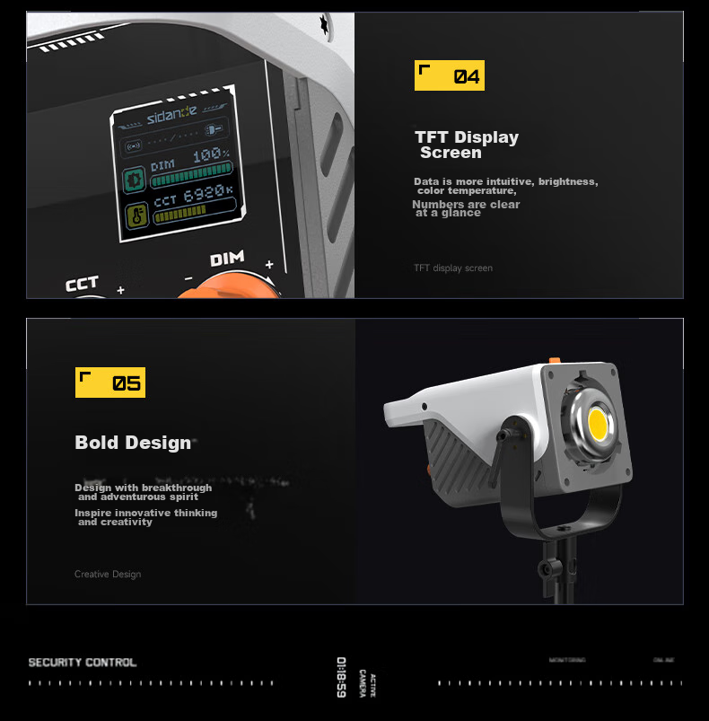 Sidande Guangyu 200W Live Streaming Fill Light, Photography Light, COB Constant Light, Adjustable Dual Color Temperature, Professional Studio Live Streaming Room Lighting Kit, 30*140 Long Softbox Set 12
