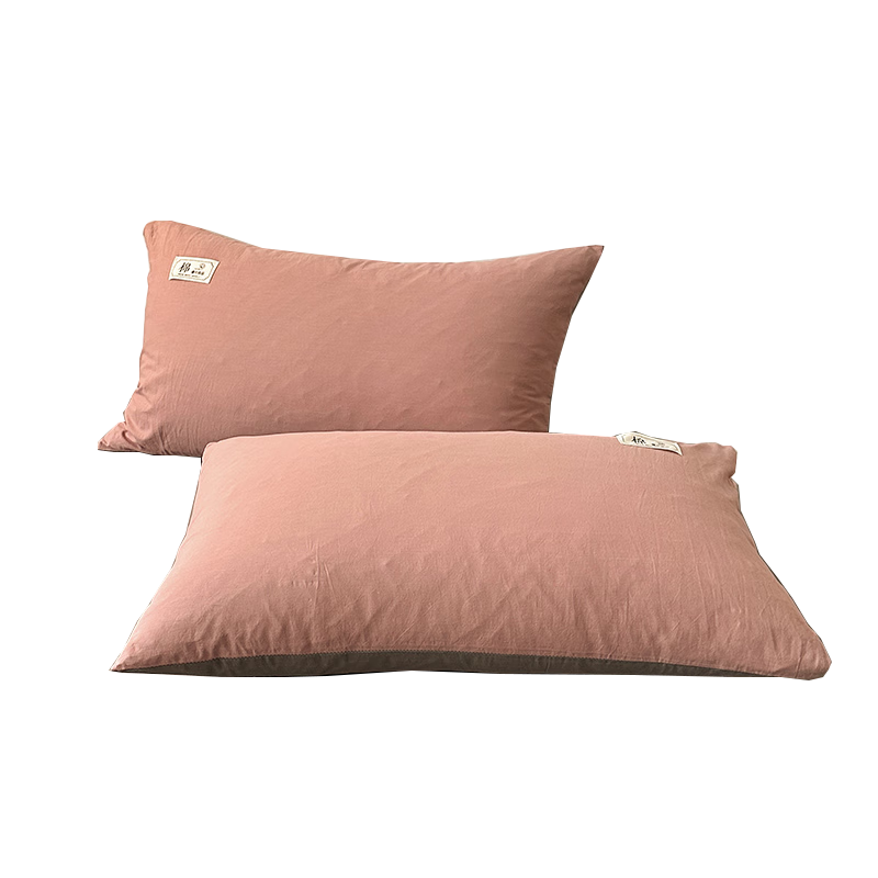 Wuyinliangpin Pure Cotton Pillowcase, 100% Cotton Pillow Cover, 48x74cm, Set of Two
