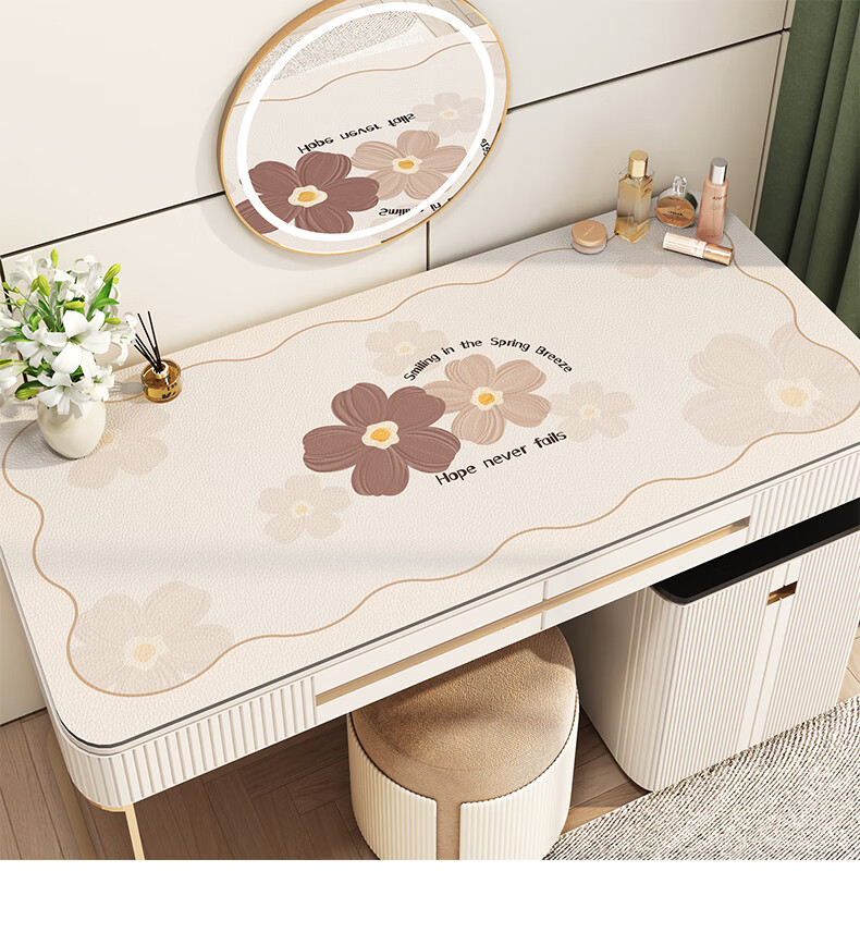 JANMEIJIA Waterproof And Oil-Proof Tablecloth, Washable, Scald-Resistant, Rectangular Dining Table Cover, Coffee Table Mat, PVC Table Pad, High-End Luxury Feel 12