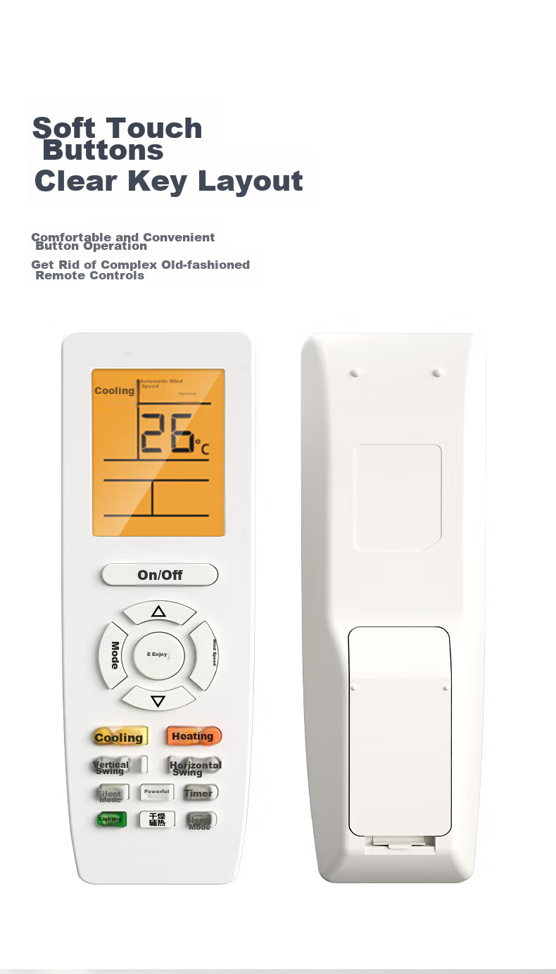 Muhouyingxiong Suitable for Gree Air Conditioner Remote Control, Wall-Mounted Unit, Central Air Conditioning, Ceiling-Mounted Unit, Etc., No Model Difference YBOF2 YADOF YAPOF YAPOF3 Backlit Versio 11
