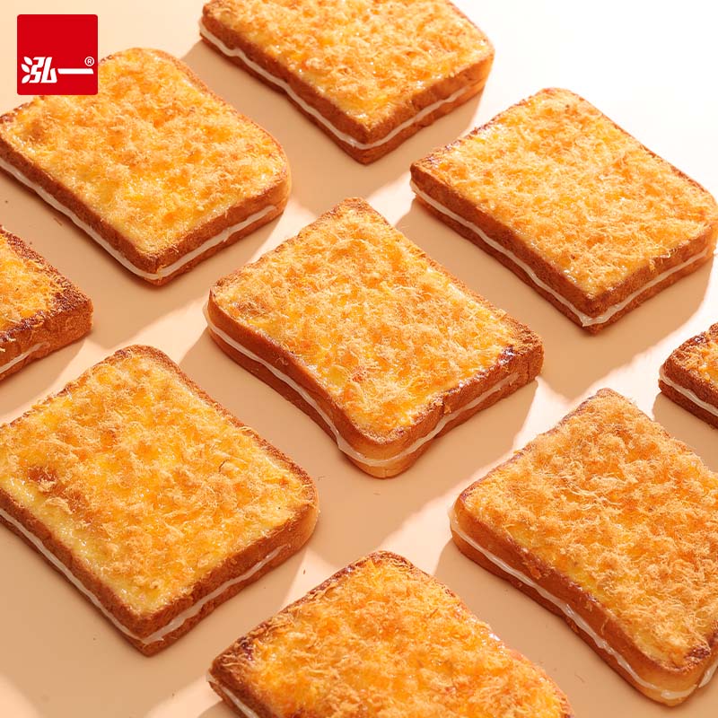 泓一 乳酪肉松面包2斤 吐司早餐代餐手撕面包休闲零食品小吃点心1000g