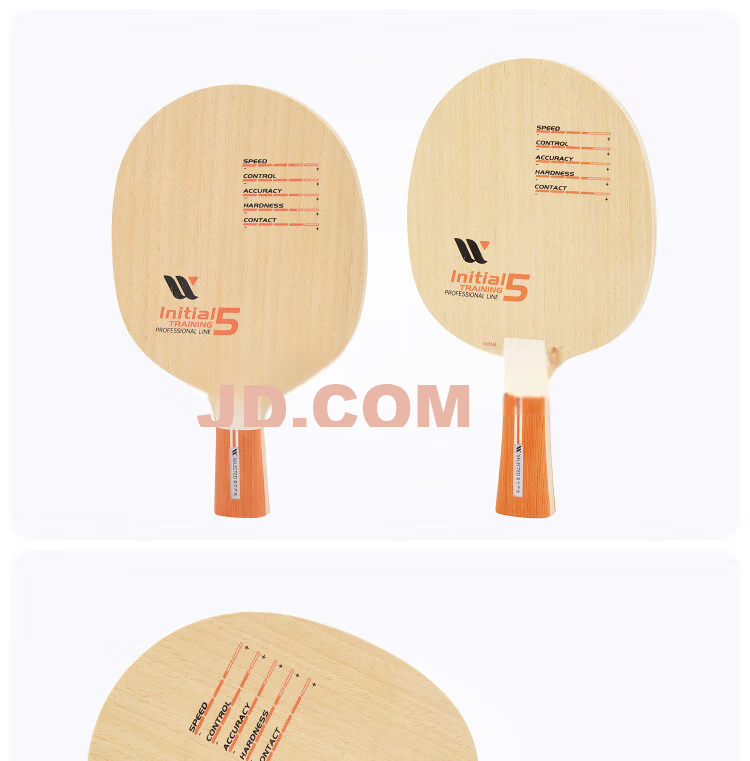 WINION Premium Selection, Table Tennis Blade, 7-Layer Pure Wood Table Tennis Racket, Starting Point Training 7, Penhold Grip Medium-Thi 3