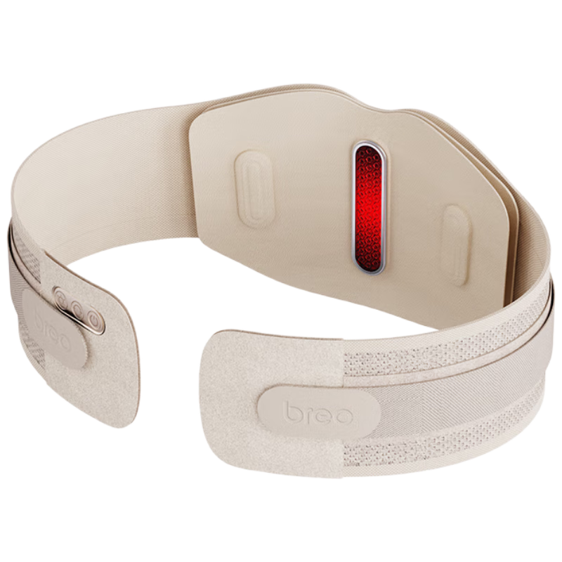Breo [Mid-Autumn Festival Gift Top] Womb-Warming Hot Compress Waist Belt, Waist Massager, Heat Therapy Vibrating Heating Belt with Dual Air Chambers for Back Support, Mid-Autumn Festival Gift for Parents And Elders