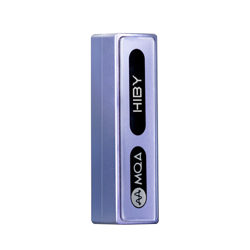 HiBy FC3 Screen Version, Haibei Decoder Earphone Small Tail External Audio Sound Card, Mobile Phone 3.5mm Adapter, MQA16 Times, ES9281AC Pro, Light Purple Decoder