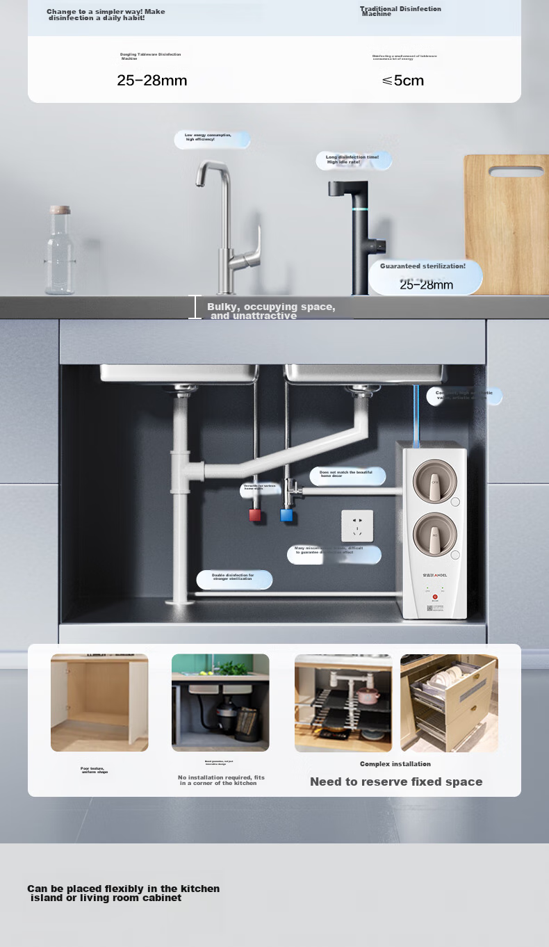 Anjier [Lowest Price for Top Streamer, 95% Off] Home Water Purifier Yulong Pro 1000G, 6-Year Long-Lasting RO Membrane Reverse Osmosis Under-Sink Direct Drinking Machine 13