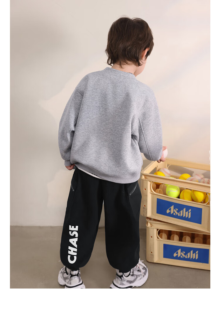 LUSON Chen Da Zhu Boys' Cardigan Jacket, 2025 Spring And Autumn New Style, Children's Casual Long-Sleeve Top, Cool Cardiga 12