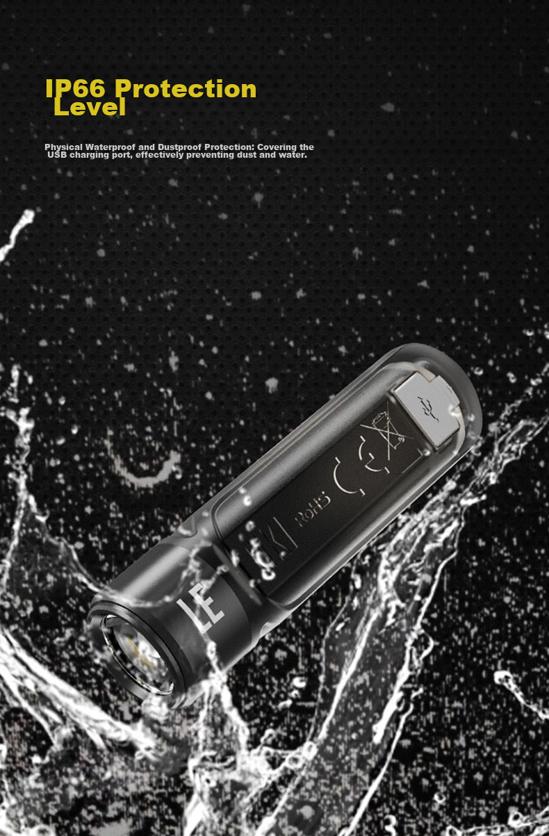 NITECORE TIKI UV Keychain Light, Ultraviolet Authentication, Rechargeable, Portable, Emergency LED Flashlight 19