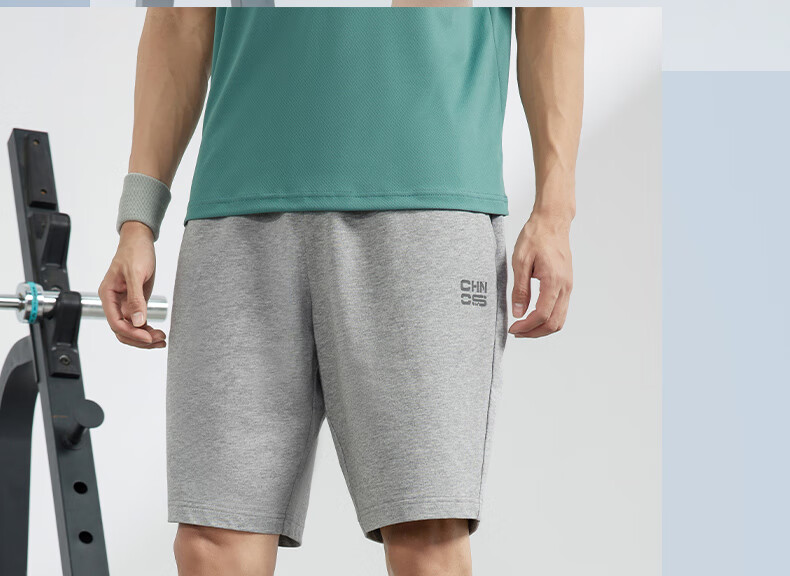 361° Men's Spring Summer Five-Point Shorts Running Fitness Training Casual Knit Pants 652624706-2 23