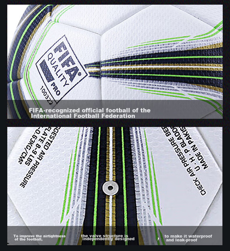 Star 3000 Soccer Ball, Size 5, Microfiber, Heat-Bonded, Adult Competition Standard Ball, International FIFA Approved, SB165FTB-05 5