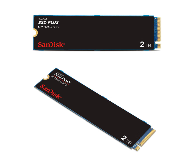 Sandisk 500GB SSD, 2400MB/s Read Speed, PLUS Enhanced Performance Version, M.2 Interface, TLC High-Speed NVMe Protocol, PCIe 3.0, Laptop Expansion, 2280 8