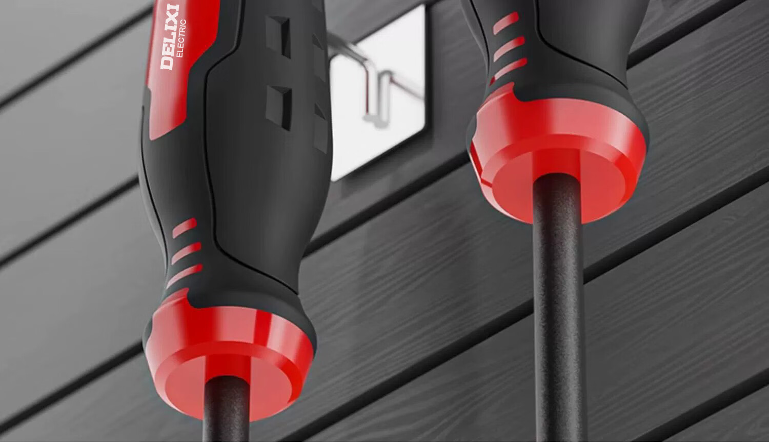 DELIXI Screwdriver Cross and Flathead Magnetic Phillips Electrician Tool 15