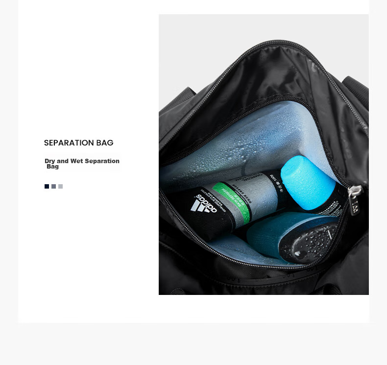 Lee Shoulder Bag for Men, Large Capacity Fitness Bag with Wet And Dry Separation, Travel Bag, Simple Crossbody Bag for Business Trips And Luggage Storage 8