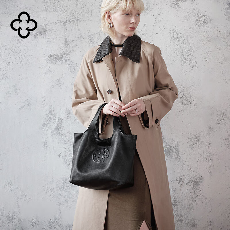 CASSILE [Celebrity Style] Cassile Tote Bag for Women, Vegetable-Tanned Sheepskin Large Capacity Shoulder Bag, 520 Gift