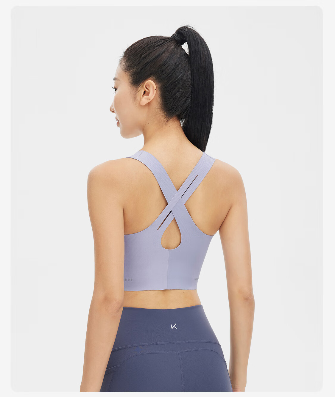 Keep Women's Sports Bra with Beautiful Back Design, Medium Firmness Yoga Bra, Quick-Dry Pilates Vest, Push-Up Anti-Shock Fitness Training Wear 23