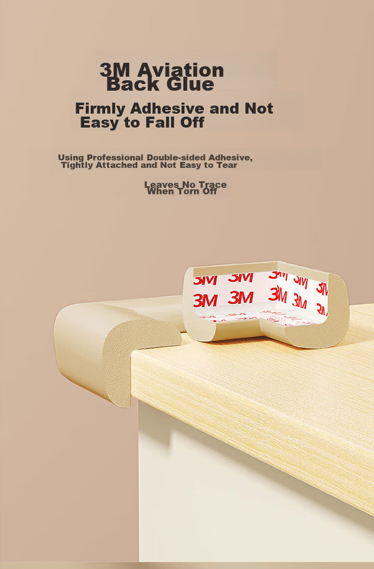 Baoshi Children's Corner Guards, Table Edge Protectors, Anti-Collision Cushions, L-Shaped Baby Safety Corner Guards, Anti-Bump Protectors, Set of 6 4
