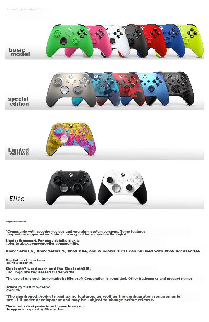Microsoft Xbox Wireless Controller, Ice White, Bluetooth Compatible with Xbox/PC/Tablet/Phone, Steam Promotion Black Myth: Wukong Silk Song 8