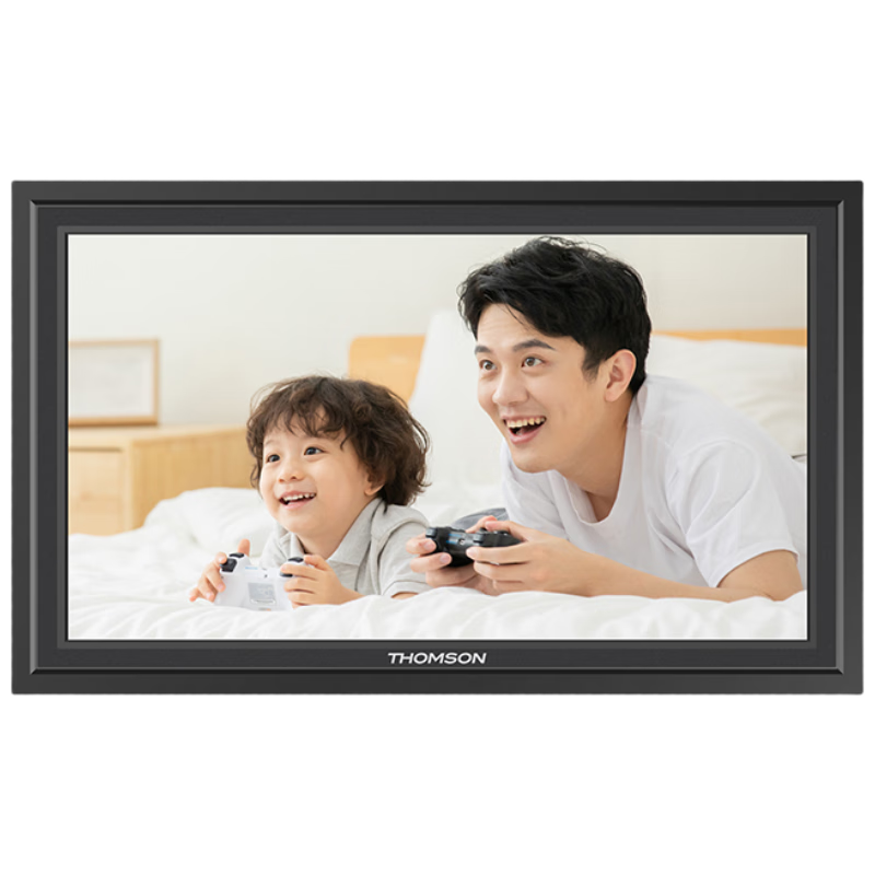 THOMSON 15.6-Inch Electronic Photo Album Smart Digital Frame Touchscreen Home Photo And Video Player with Customizable Logo, Gift for Parents, Corporate Gift 1563