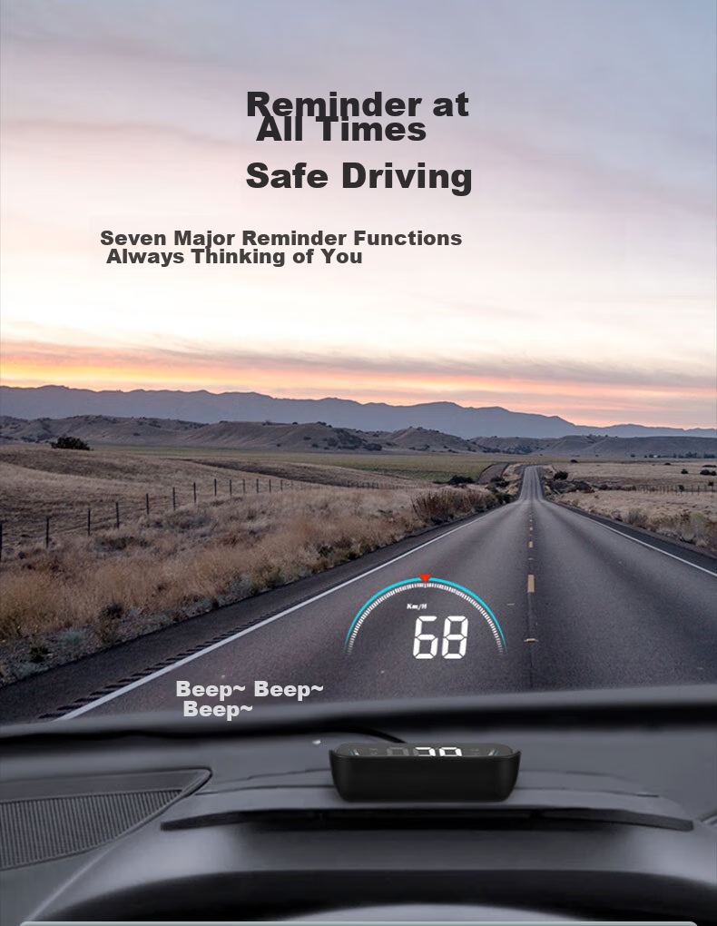XINWUZHIJING M8 HUD Head-Up Display, Universal OBD Car Navigation System, High-Definition Projection for Driving, 2026 Model 6