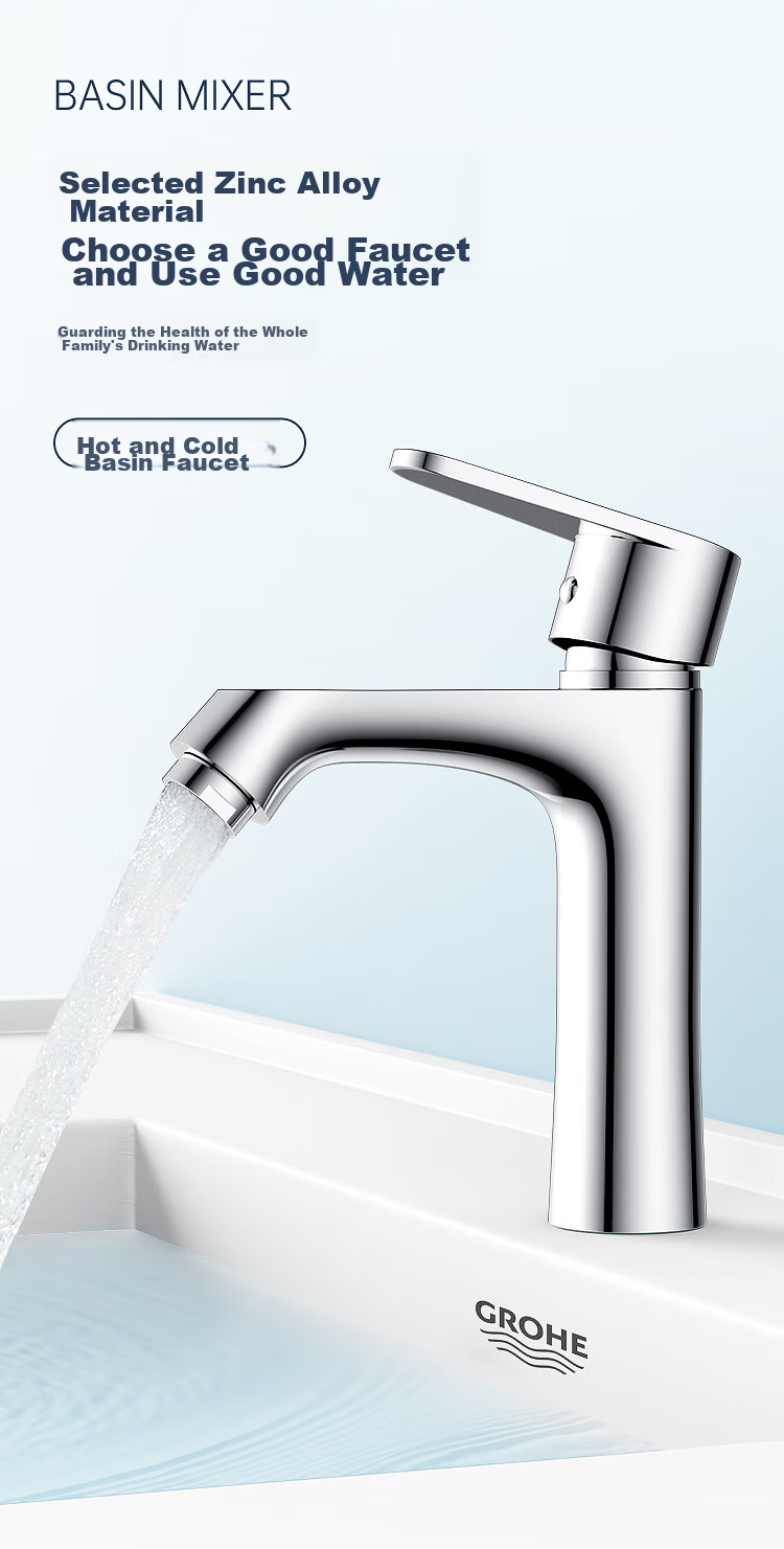 MEJUE Basin Faucet Hot And Cold Water Tap Bathroom Sink Washbasin Faucet Z-012395 1