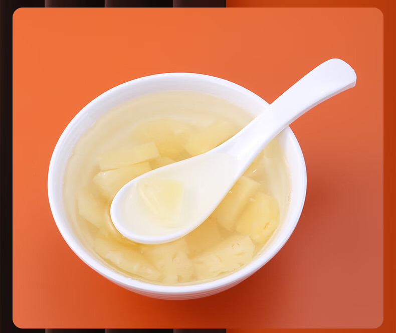 JOBO A8 Melamine Soup Spoons Set of 20, 14.5cm Small Soup Spoons with Anti-Slip Hook for Fast Food 5