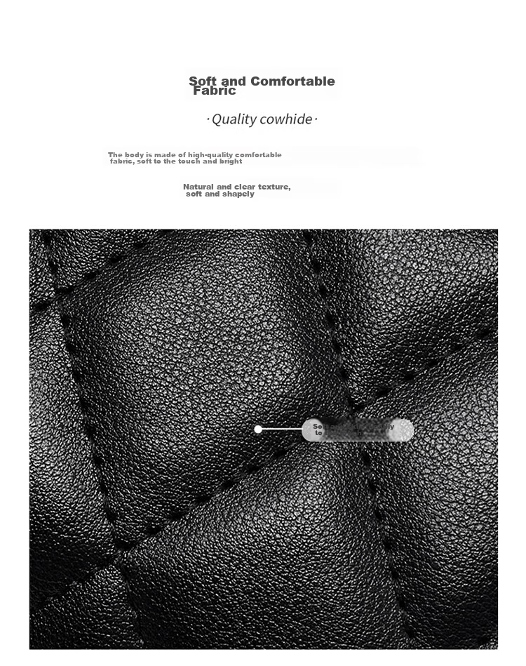 Aokang Women's Handbag, Cowhide Leather, Trendy Diamond Pattern Chain Bag, Light Luxury Crossbody Shoulder Bag, Birthday And 520 Gift for Girlfriend Or Wife 6