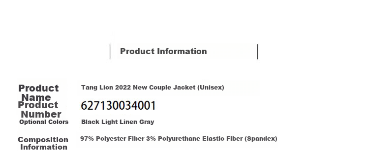 TonLion 2022 Couple's Jacket, Corn Pattern Hooded Coat, Casual Couple's Outerwear, 627130034001, Light Heather Gray, L 1