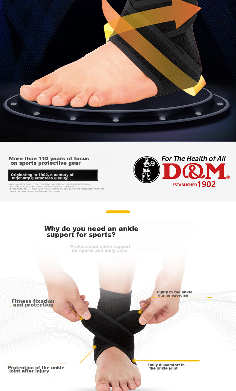 D&M Summer Sports Ankle Brace, Sprain Protection, for Running, Basketball, Soccer, Foot And Ankle Support, Sprain Prevention, Japanese Import, One Piece 2