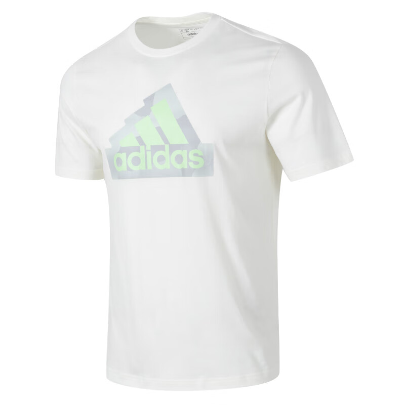 Adidas Men's Summer Fashion Round Neck Sports Casual Short-Sleeve T-Shirt IS2855 6