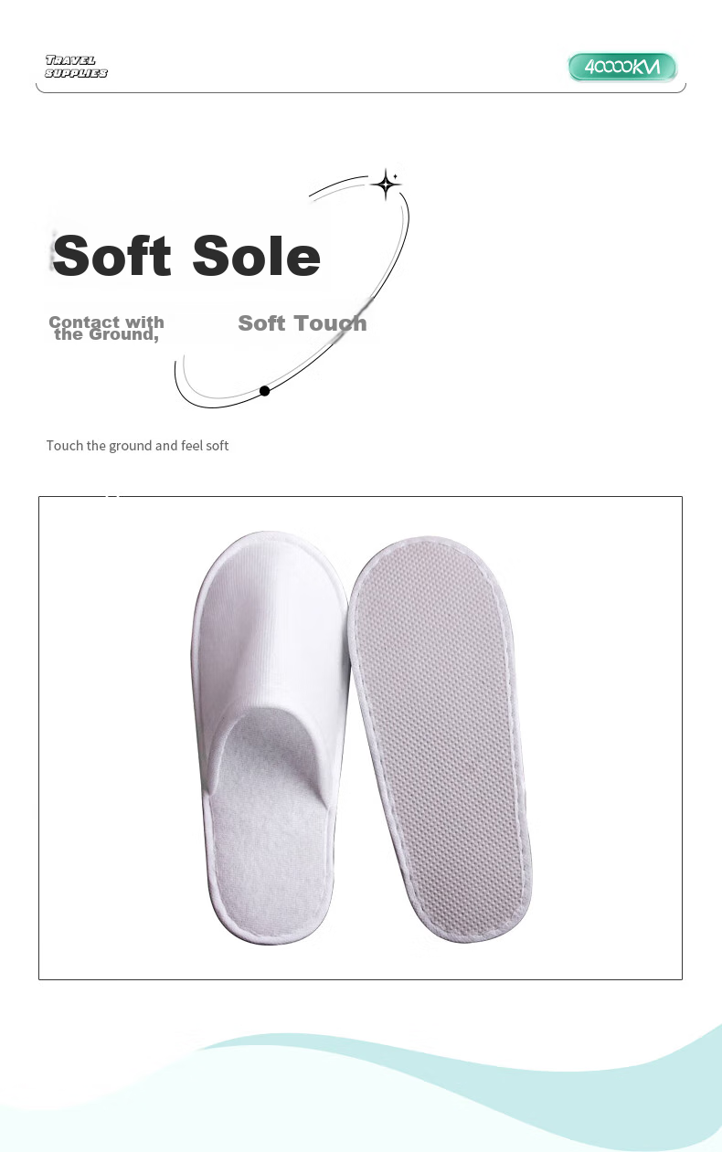 40,000 Kilometers 5 Pairs Disposable Slippers Autumn Winter Guest Home Hotel Non-Slip Thickened Indoor Unisex Travel Portable 6