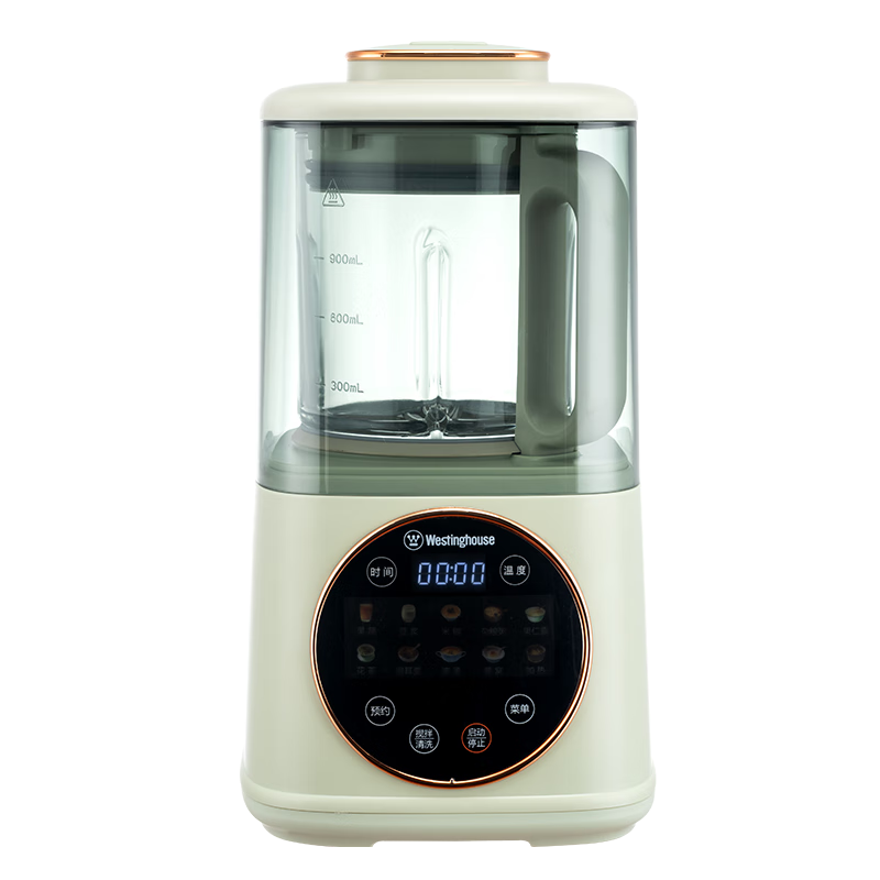 Westinghouse Quiet Blender, Home Soy Milk Maker, 1.1L Capacity, Automatic Heating, Juicer, Mixer, Noise-Reducing Baby Food Processor, WPB09J8, Matcha Gree