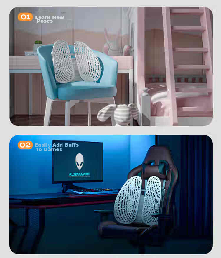 Leban Ergonomic Lumbar Support Cushion Back Pillow, Waist Protector for Long Sitting, Office Lumbar Pad, Classic Memory Foam Model 17