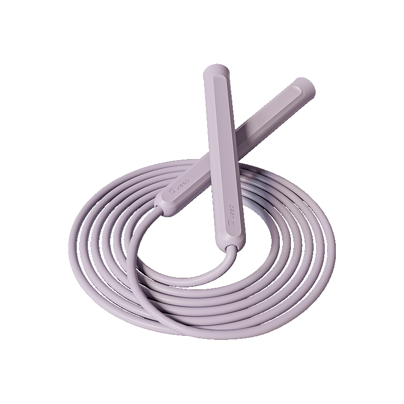Keep Adult Jump Rope for Children And Primary/Secondary School Students, Exam Jump Rope for Women, Fitness Weight Loss Speed Jumping Long Rope Style, Hibiscus Purple